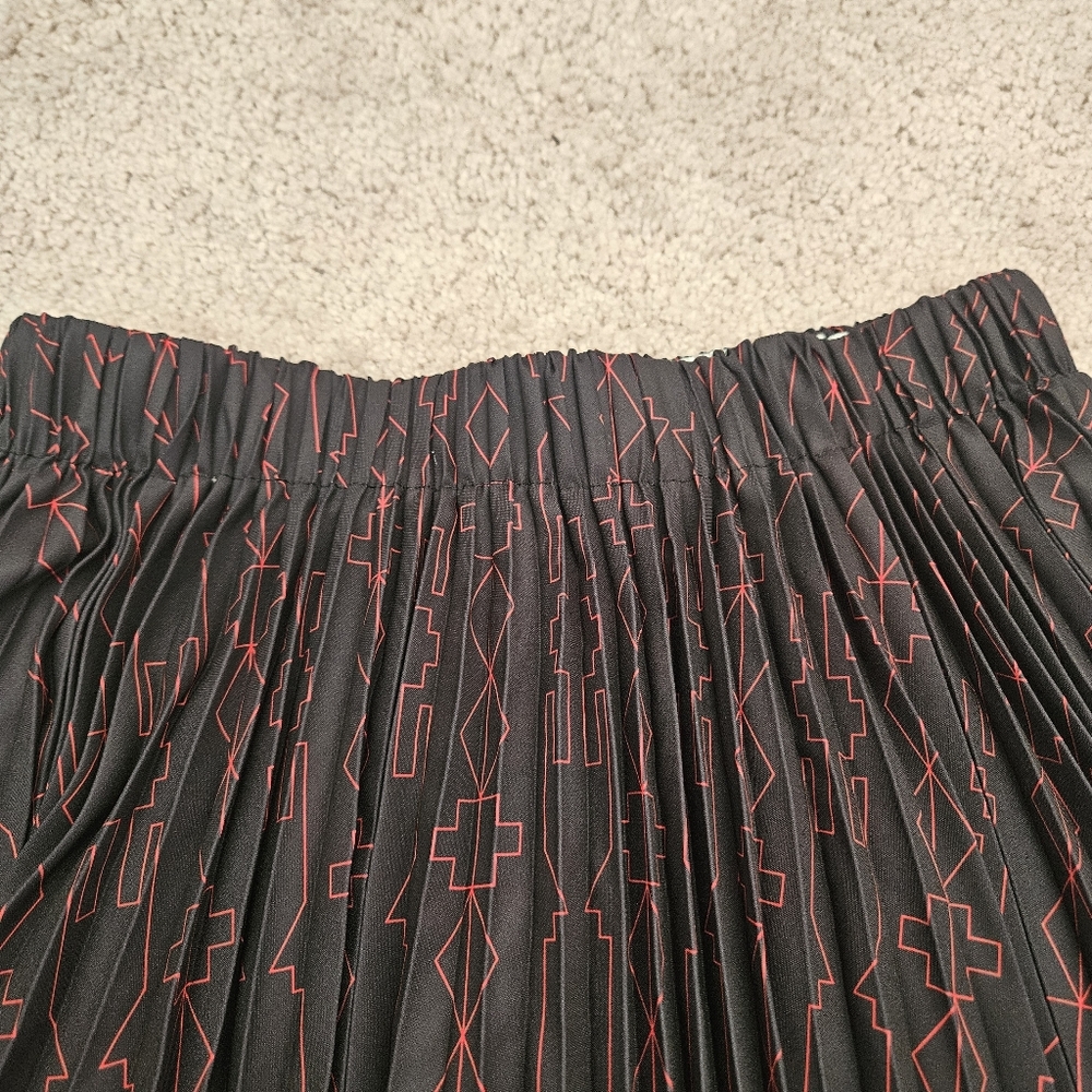Sky Eagle Collection Native American Long Midi Pleated Skirt New Native L - Picture 4 of 9